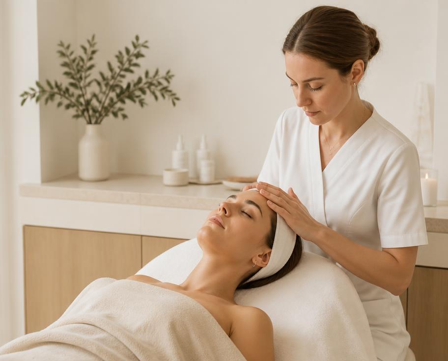 Aplicação de toxina botulínica em paciente na Lumina Estética
